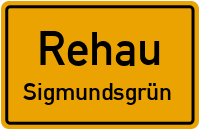 Straßen in Rehau Sigmundsgrün
