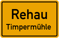 Straßenverzeichnis Rehau Timpermühle