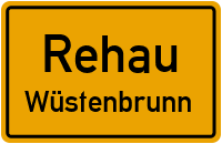 Straßen in Rehau Wüstenbrunn