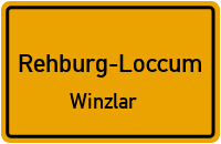 Straßen in Rehburg-Loccum Winzlar