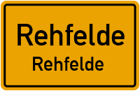 Kurze Straße in RehfeldeRehfelde