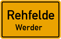 Werdersche Dorfstr. in RehfeldeWerder