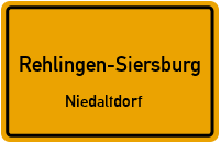 Gerstlinger Straße in Rehlingen-SiersburgNiedaltdorf