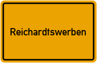 City Sign Reichardtswerben