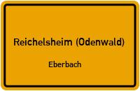 Eberbach in Reichelsheim (Odenwald)Eberbach