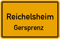 Brunnenstraße in ReichelsheimGersprenz