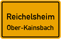 Talstraße in ReichelsheimOber-Kainsbach