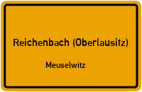 Hauptstraße in Reichenbach (Oberlausitz)Meuselwitz