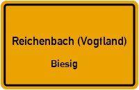 Dorfweg in Reichenbach (Vogtland)Biesig