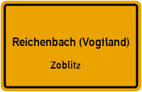 Dorfstraße in Reichenbach (Vogtland)Zoblitz