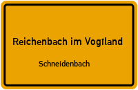 Weißensander Weg in Reichenbach im VogtlandSchneidenbach