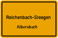 Albersbacher Straße in Reichenbach-SteegenAlbersbach