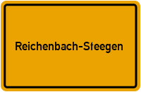 City Sign Reichenbach-Steegen