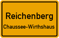 Straßen in Reichenberg Chaussee-Wirthshaus