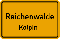 Hauptstraße in ReichenwaldeKolpin