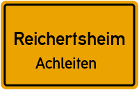 Straßenverzeichnis Reichertsheim Achleiten