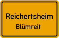 Straßenverzeichnis Reichertsheim Blümreit