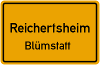 Straßenverzeichnis Reichertsheim Blümstatt
