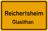 Straßenverzeichnis Reichertsheim Glaslthan