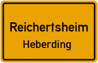 Straßenverzeichnis Reichertsheim Heberding