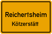 Straßenverzeichnis Reichertsheim Kötzerstätt