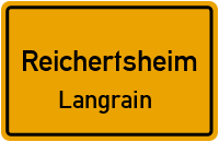 Straßenverzeichnis Reichertsheim Langrain