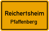 Straßenverzeichnis Reichertsheim Pfaffenberg