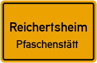 Straßenverzeichnis Reichertsheim Pfaschenstätt