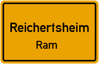 Straßenverzeichnis Reichertsheim Ram