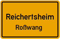 Straßenverzeichnis Reichertsheim Roßwang