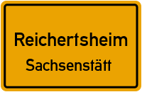 Straßenverzeichnis Reichertsheim Sachsenstätt