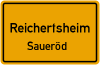 Straßenverzeichnis Reichertsheim Saueröd