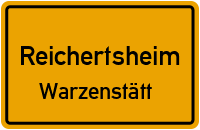 Straßenverzeichnis Reichertsheim Warzenstätt