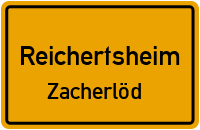 Straßenverzeichnis Reichertsheim Zacherlöd