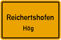 Forststraße in ReichertshofenHög