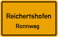 Mitterweg in ReichertshofenRonnweg
