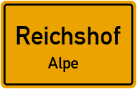 Alte Straße in ReichshofAlpe