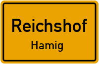 Straßenverzeichnis Reichshof Hamig
