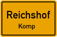 Hardter Straße in ReichshofKomp