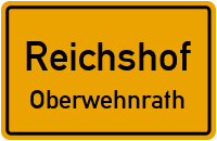 Straßenverzeichnis Reichshof Oberwehnrath