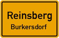 Meißner Straße in ReinsbergBurkersdorf