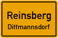 Siedlungsstraße in ReinsbergDittmannsdorf
