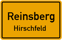 Bauernweg in ReinsbergHirschfeld