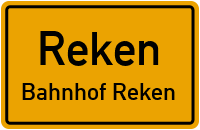 Aulkestraße in 48734 Reken (Bahnhof Reken)