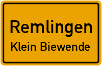 Bergstraße in RemlingenKlein Biewende