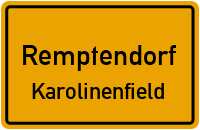 Karolinenfield in RemptendorfKarolinenfield