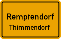 Straßenverzeichnis Remptendorf Thimmendorf