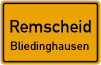 Einigkeitstraße in RemscheidBliedinghausen