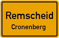 Straßenverzeichnis Remscheid Cronenberg