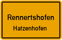 Straßenverzeichnis Rennertshofen Hatzenhofen